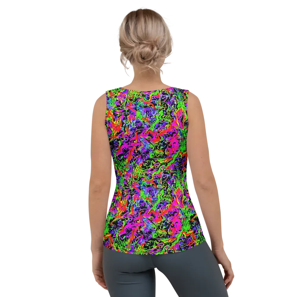 Acid Dreamscape on Women's Tank Top — Back