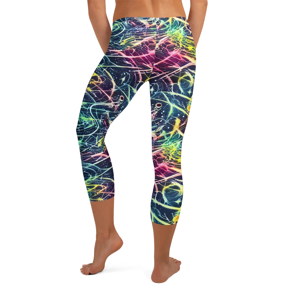 Prism Nerve on Capri Leggings — Back