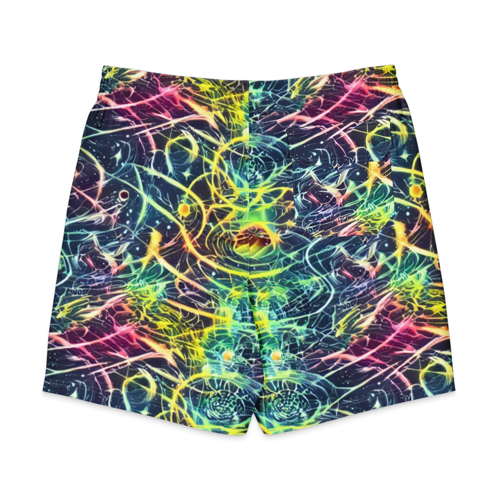 Prism Nerve on Men's Board Shorts — Back