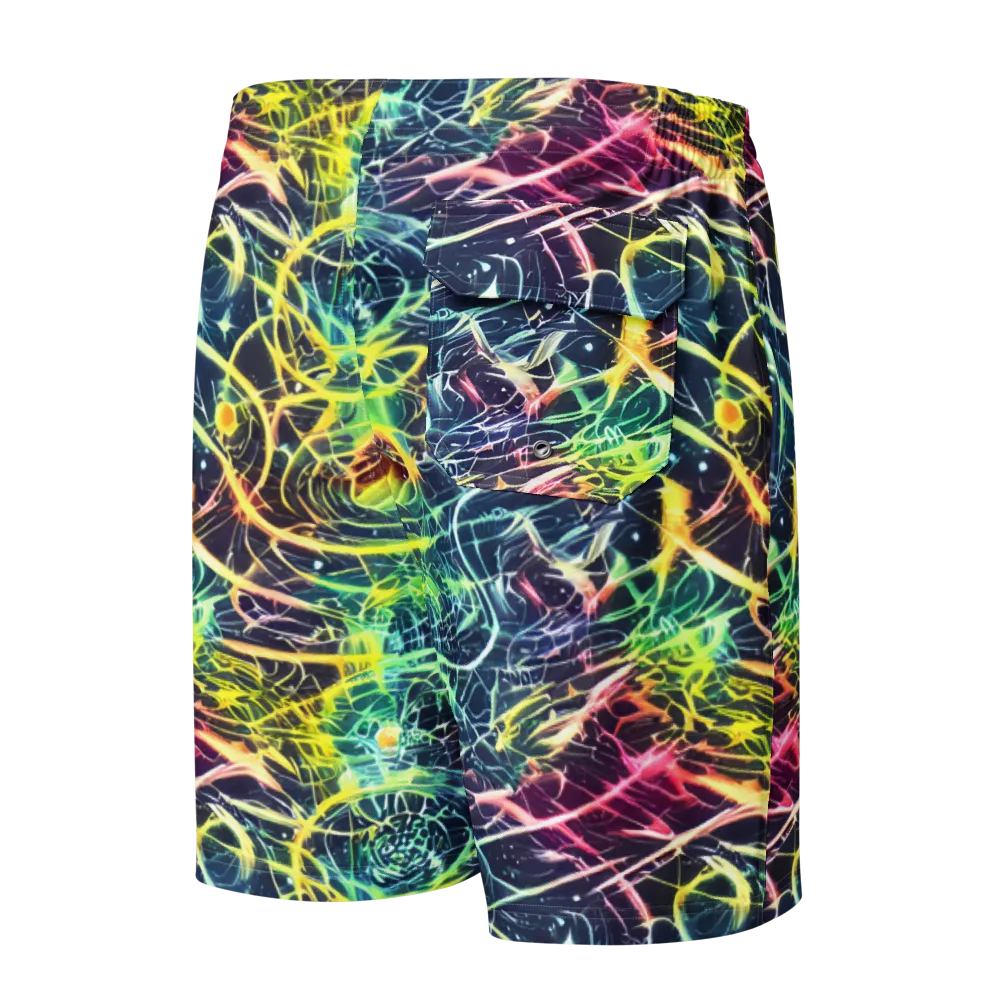 Prism Nerve on Men's Board Shorts — Back