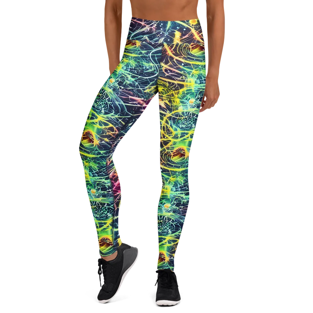 Prism Nerve on Yoga Leggings — Front