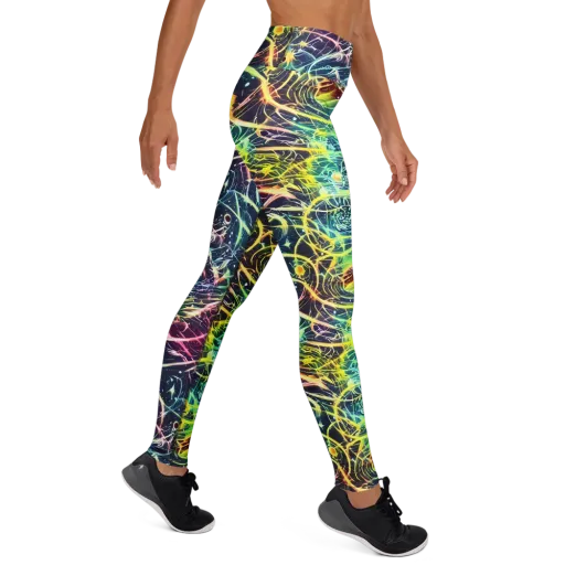 Prism Nerve on a Yoga Leggings