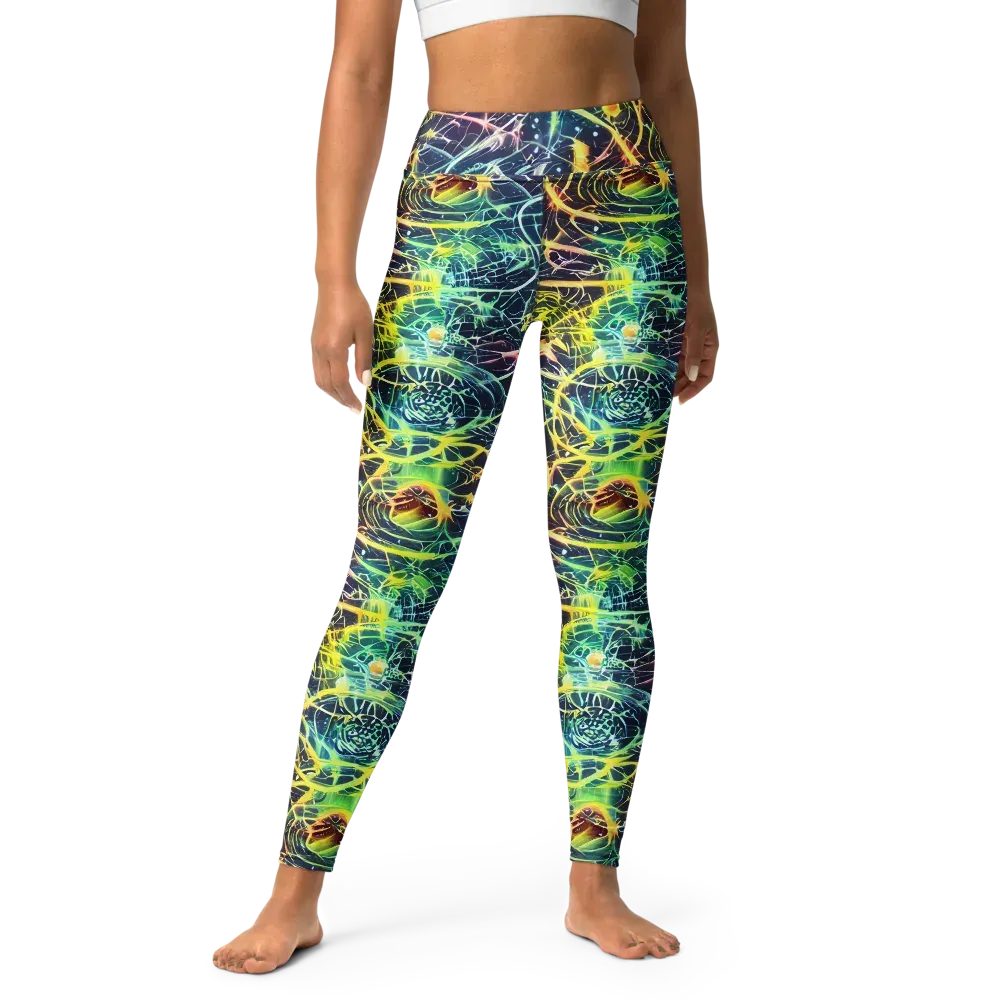 Prism Nerve on Yoga Leggings — Front