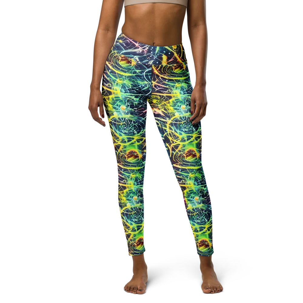 Prism Nerve on Yoga Leggings — Front
