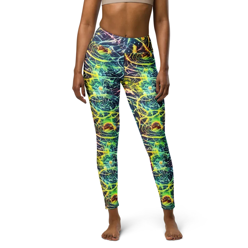 Prism Nerve on Yoga Leggings — Front