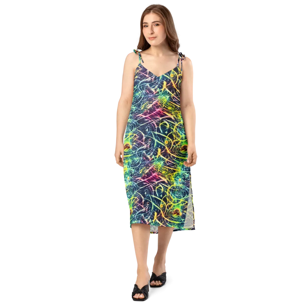Prism Nerve on Slip Dress — Front