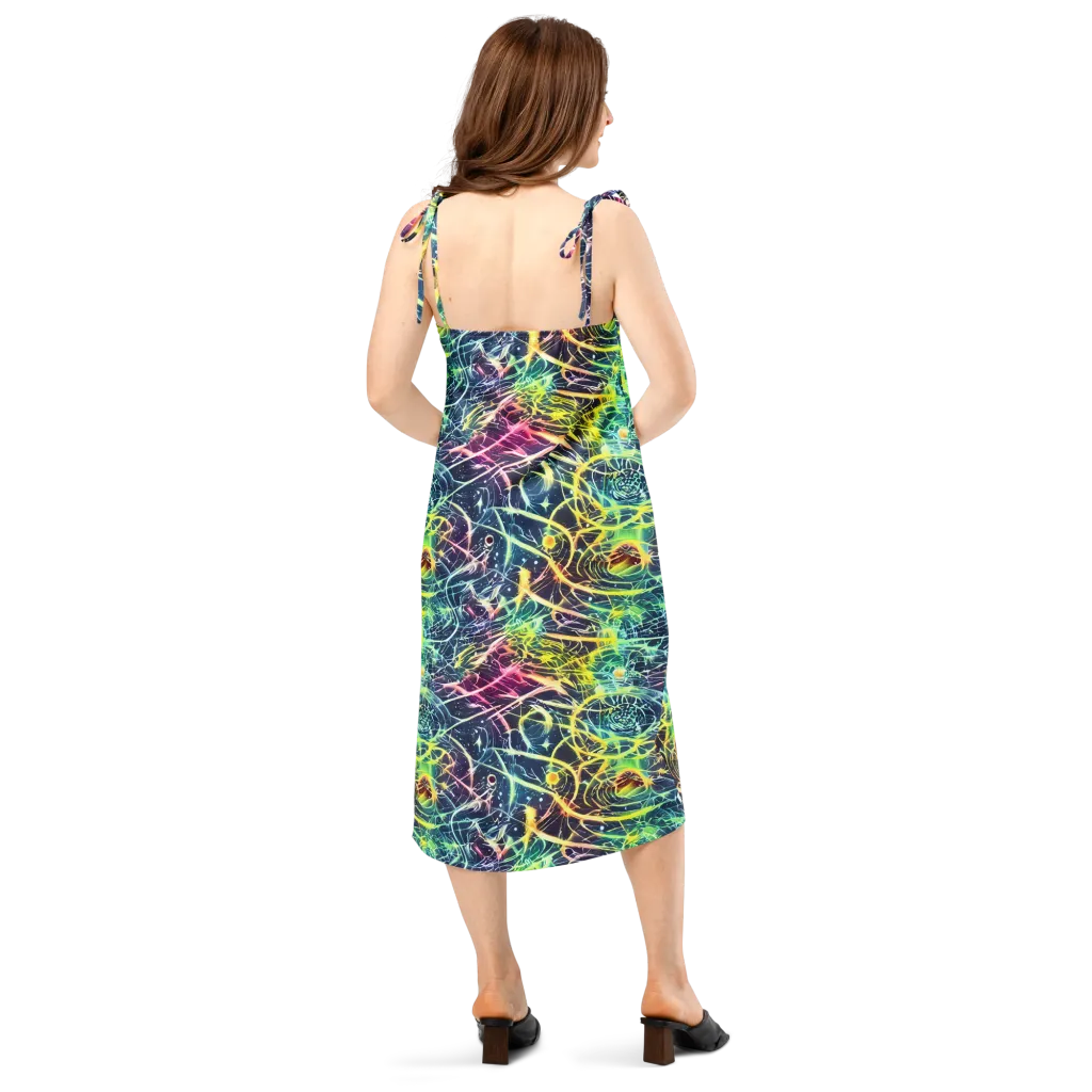 Prism Nerve on Slip Dress — Back