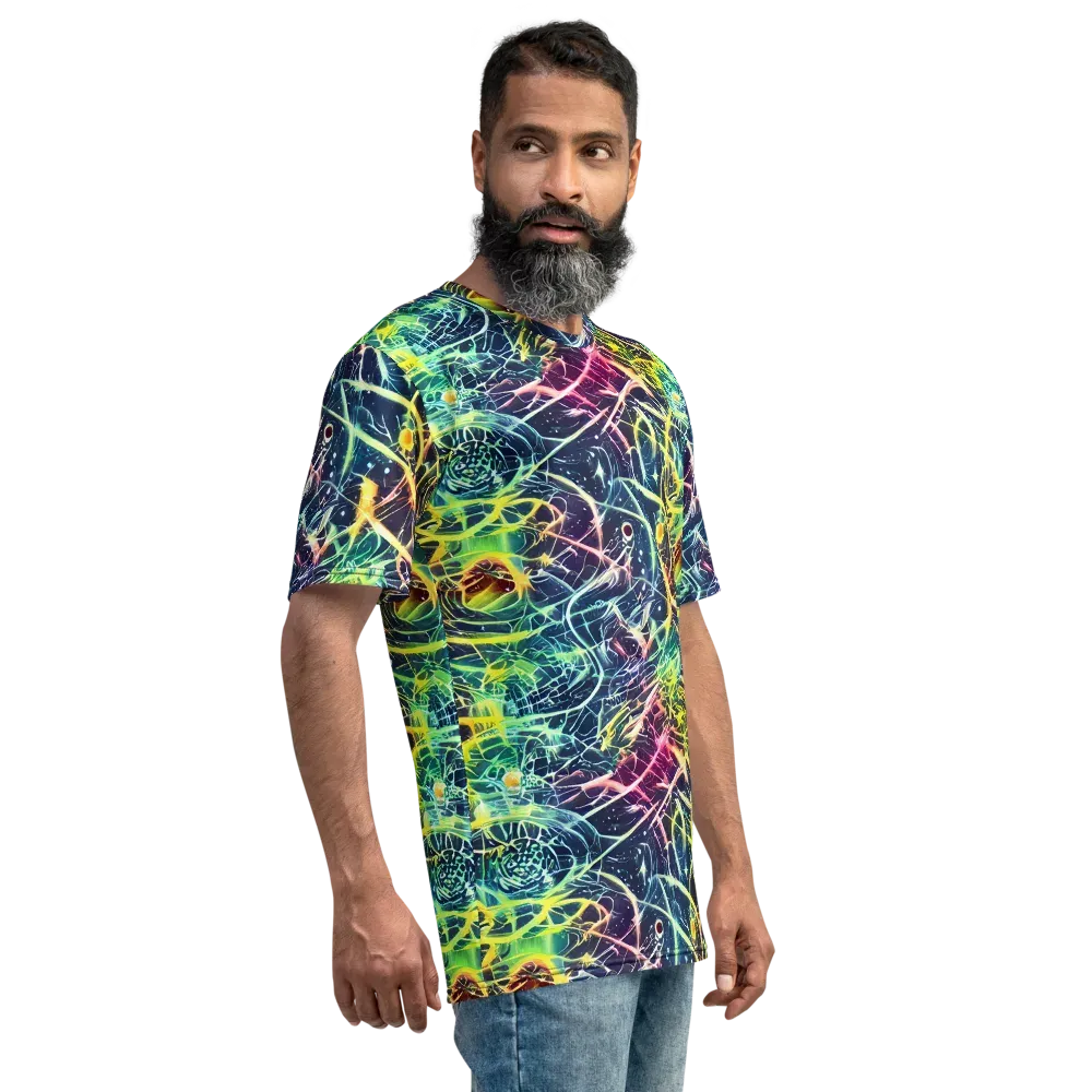 Prism Nerve on Men's Crew Neck T-Shirt — Right