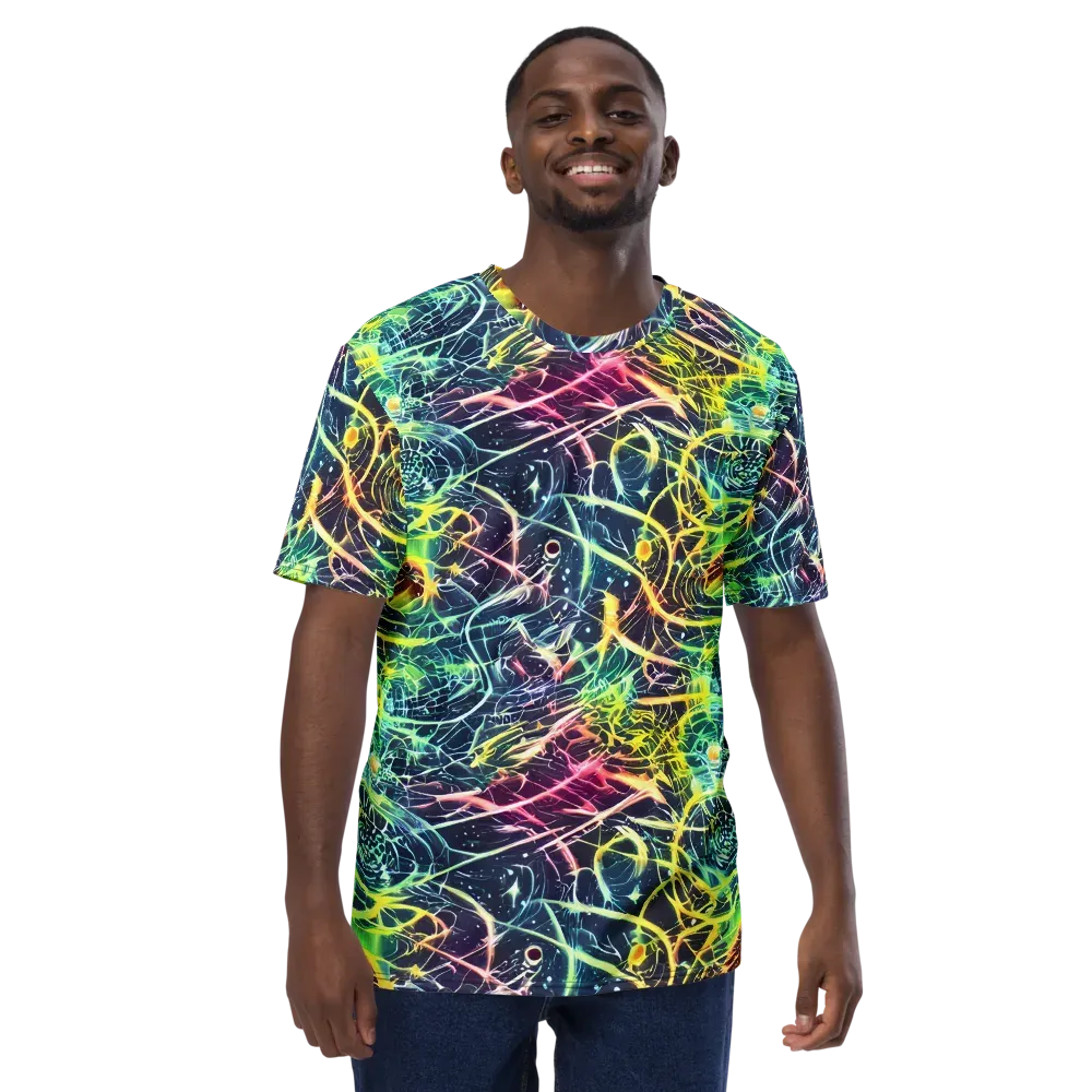 Prism Nerve on Men's Crew Neck T-Shirt — Front