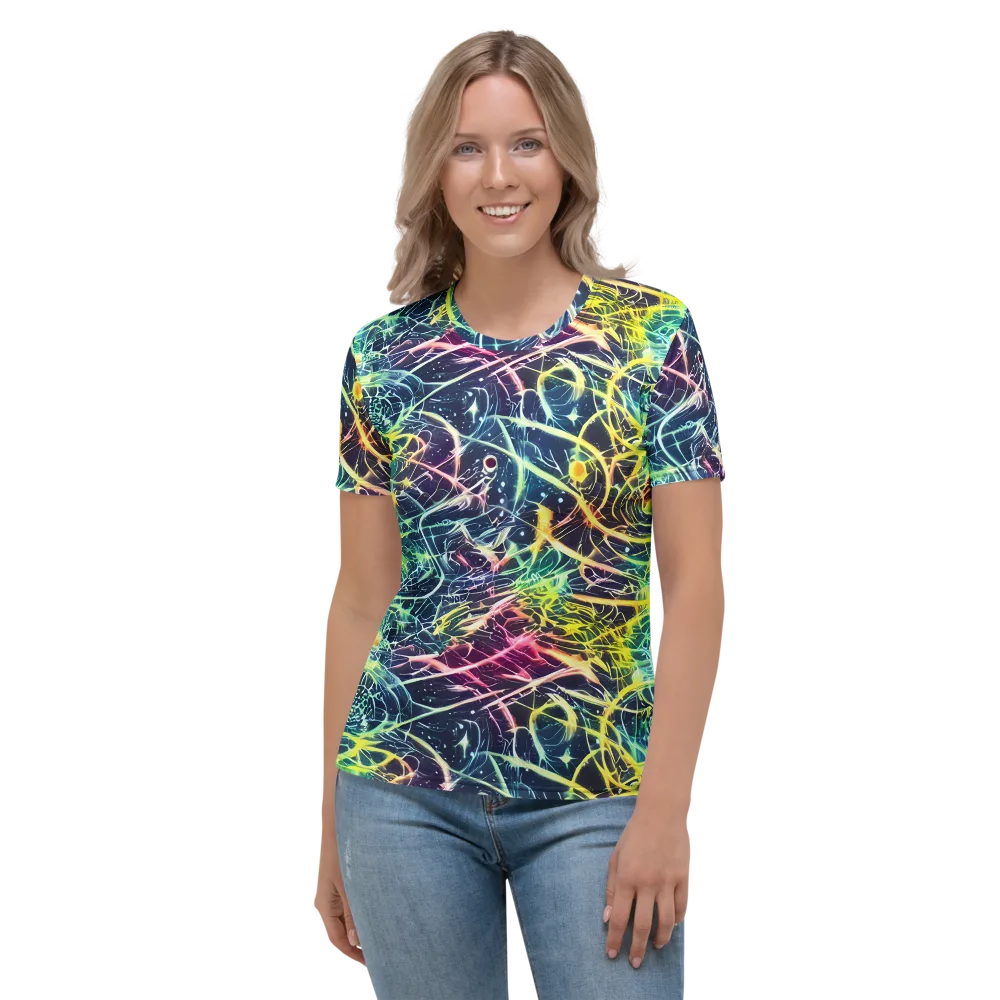Prism Nerve on Women's Crew Neck T-Shirt — Front