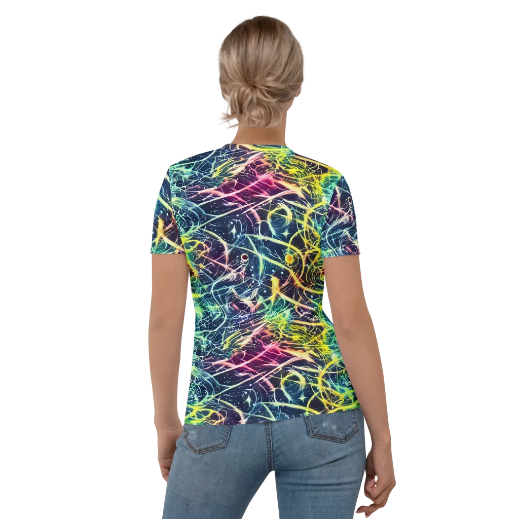 Prism Nerve on Women's Crew Neck T-Shirt — Back