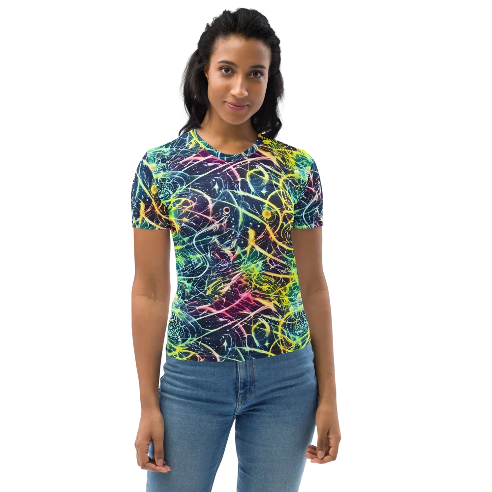 Prism Nerve on Women's Crew Neck T-Shirt — Front