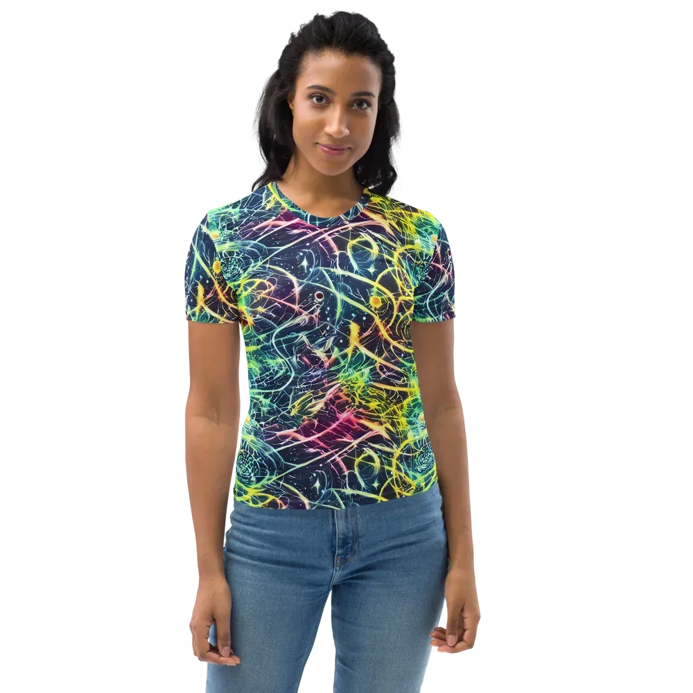 Prism Nerve on Women's Crew Neck T-Shirt — Front