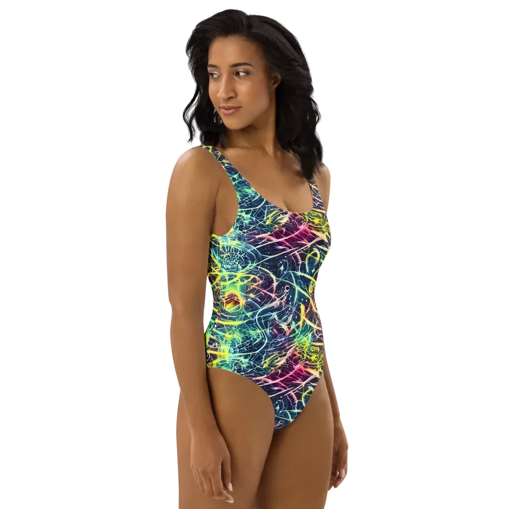 Prism Nerve on One-Piece Swimsuit — Right