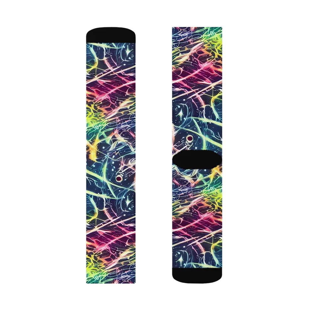Prism Nerve on Socks — Left Sock