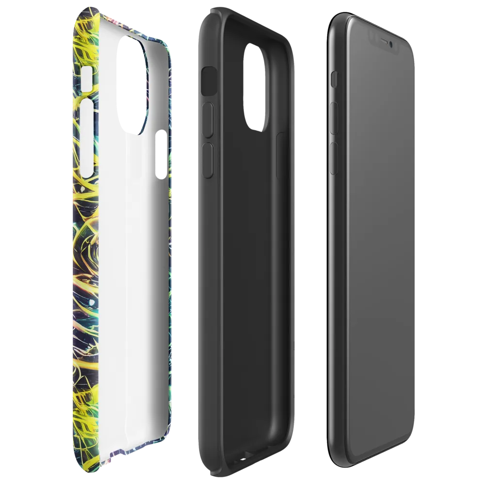 Prism Nerve on Tough Case for iPhone® — Right