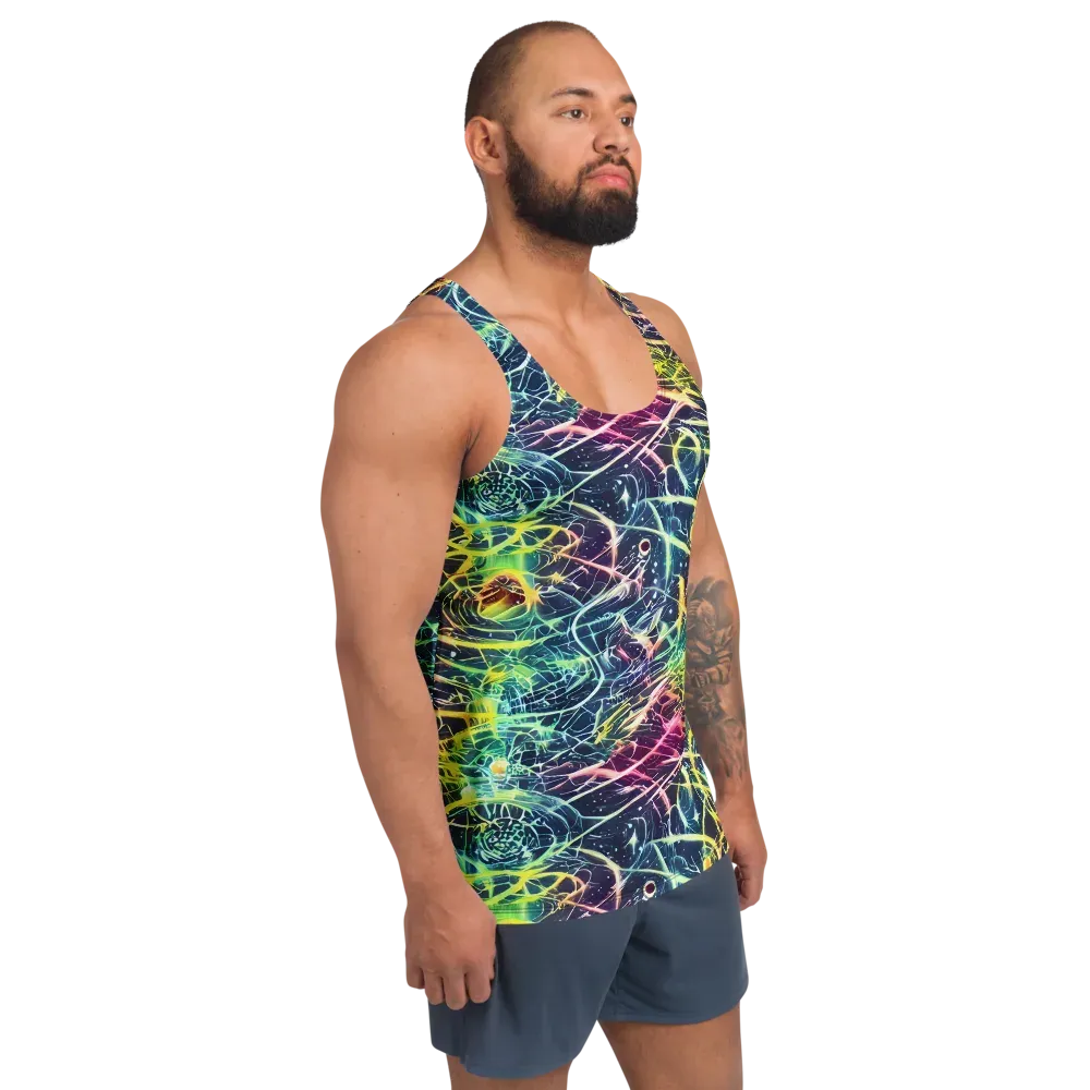 Prism Nerve on Men's Tank Top — Right Front