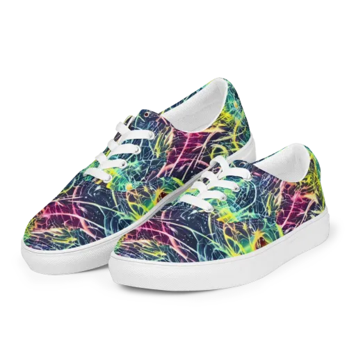 Prism Nerve on a Men's Lace-Up Canvas Shoes
