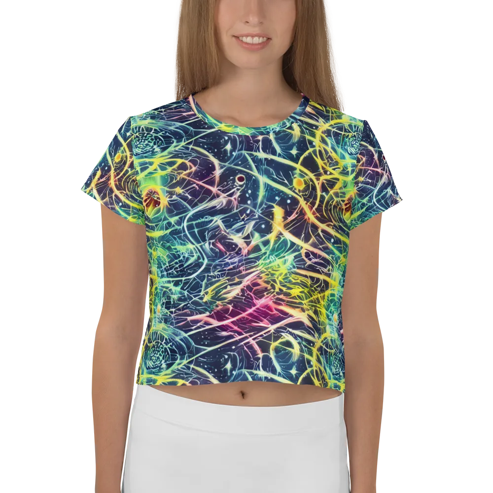 Prism Nerve on Crop Tee — Front