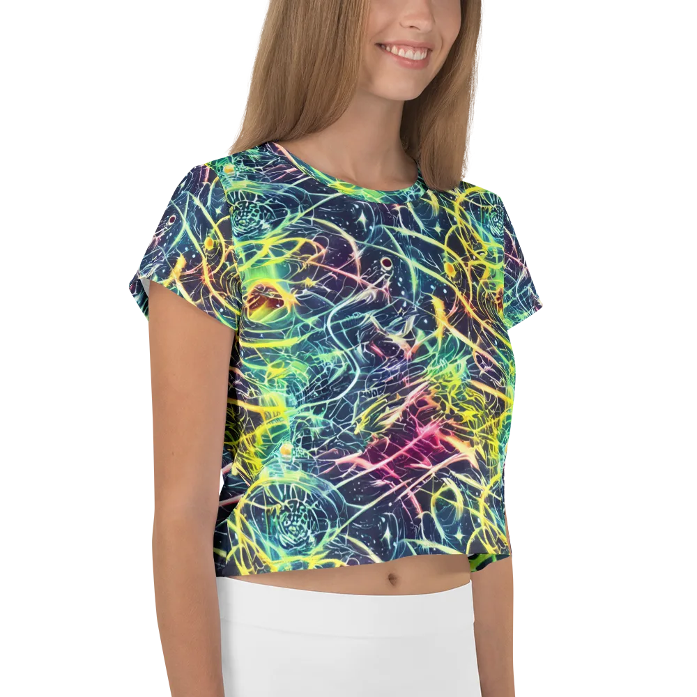 Prism Nerve on Crop Tee — Right
