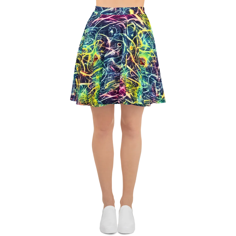 Prism Nerve on Skater Skirt — Front