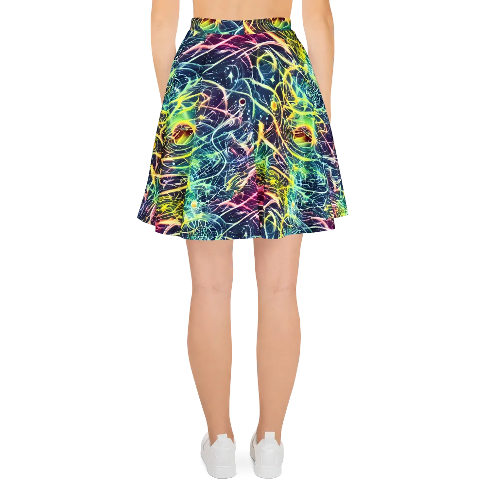 Prism Nerve on Skater Skirt — Back