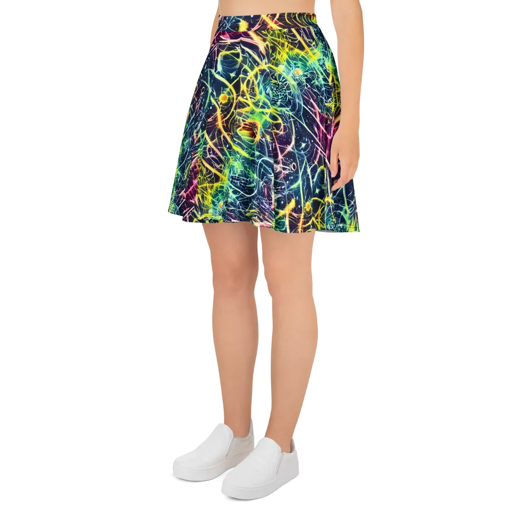 Prism Nerve on Skater Skirt — Left