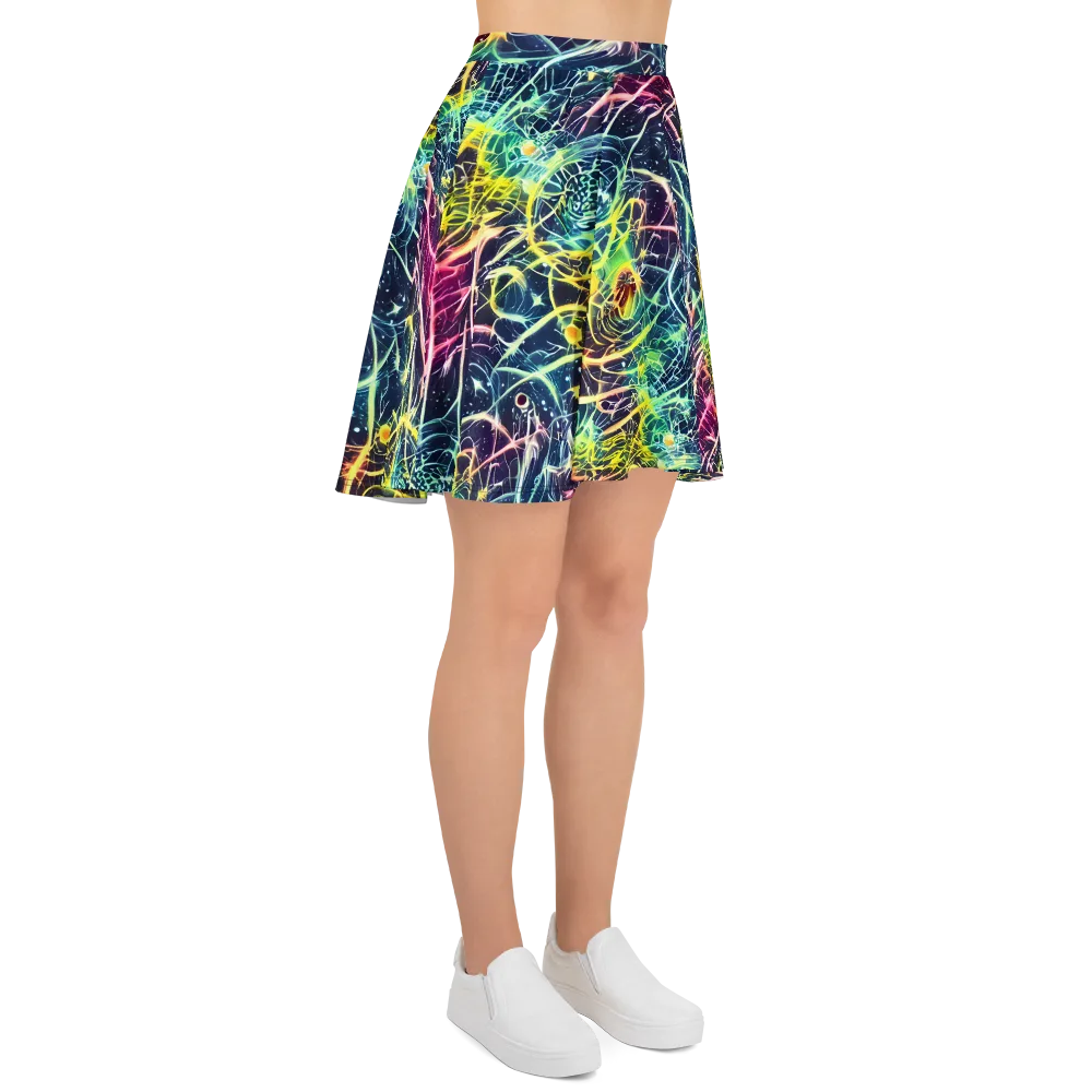 Prism Nerve on Skater Skirt — Right