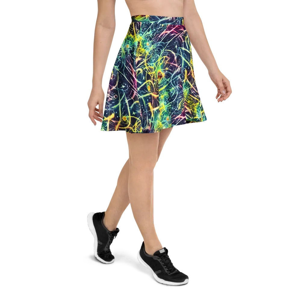 Prism Nerve on Skater Skirt — Right