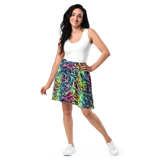 Prism Nerve on a Skater Skirt
