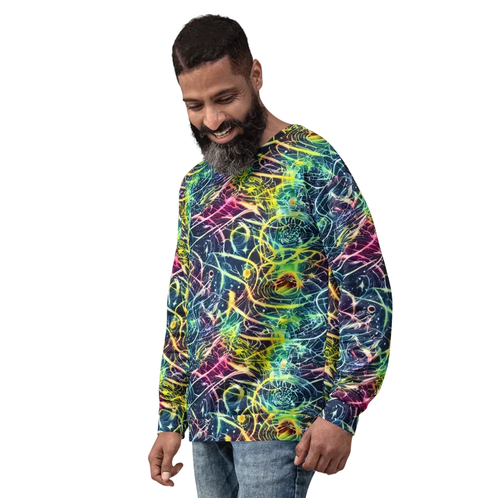 Prism Nerve on Sweatshirt — Left Front