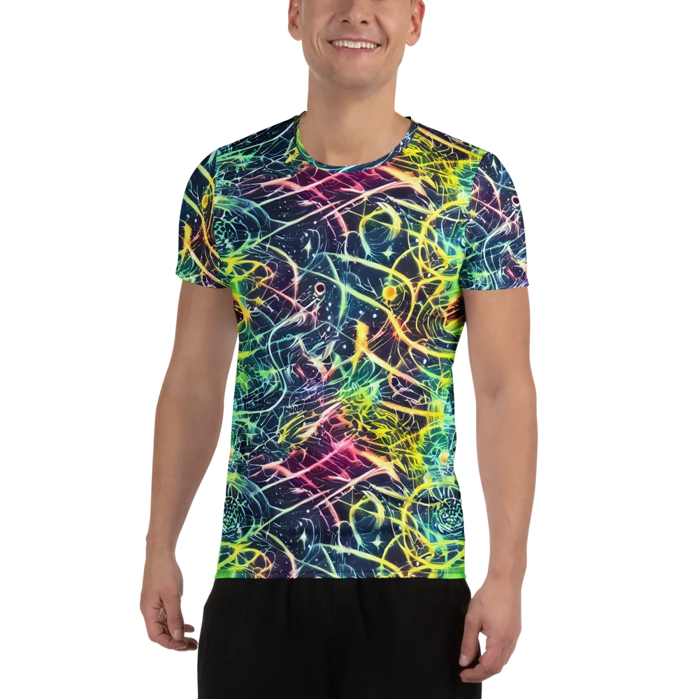 Prism Nerve on Men's Athletic T-Shirt — Front