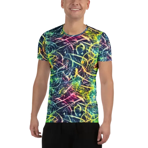 Prism Nerve on a Men's Athletic T-Shirt