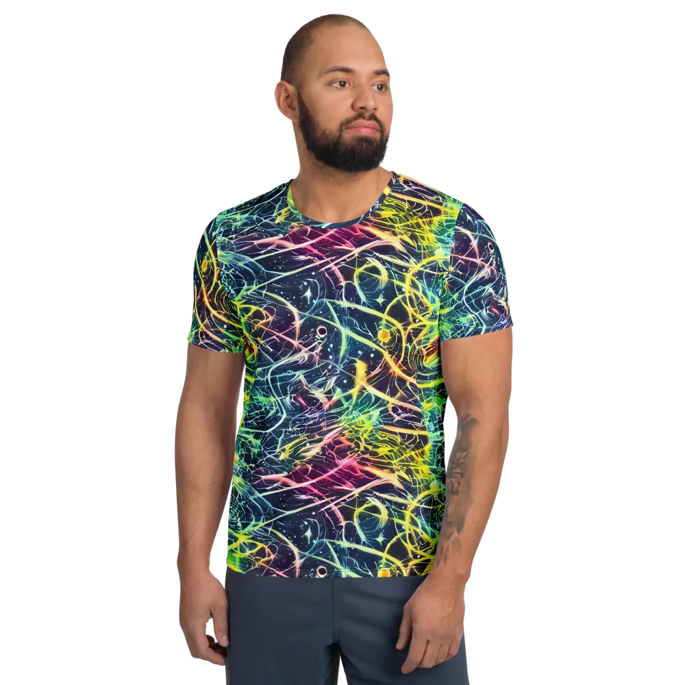 Prism Nerve on Men's Athletic T-Shirt — Front