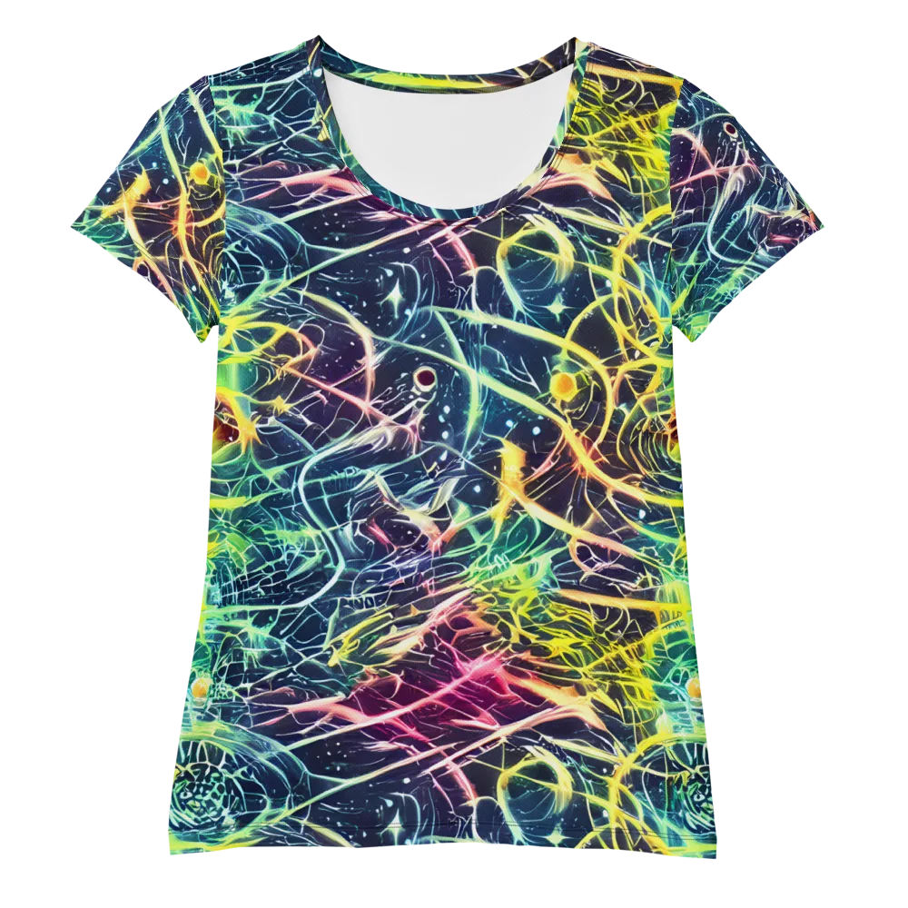 Prism Nerve on Women's Athletic T-Shirt — Front