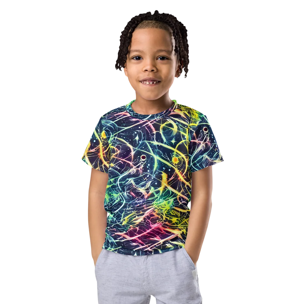 Prism Nerve on Kids Crew Neck T-Shirt — Front