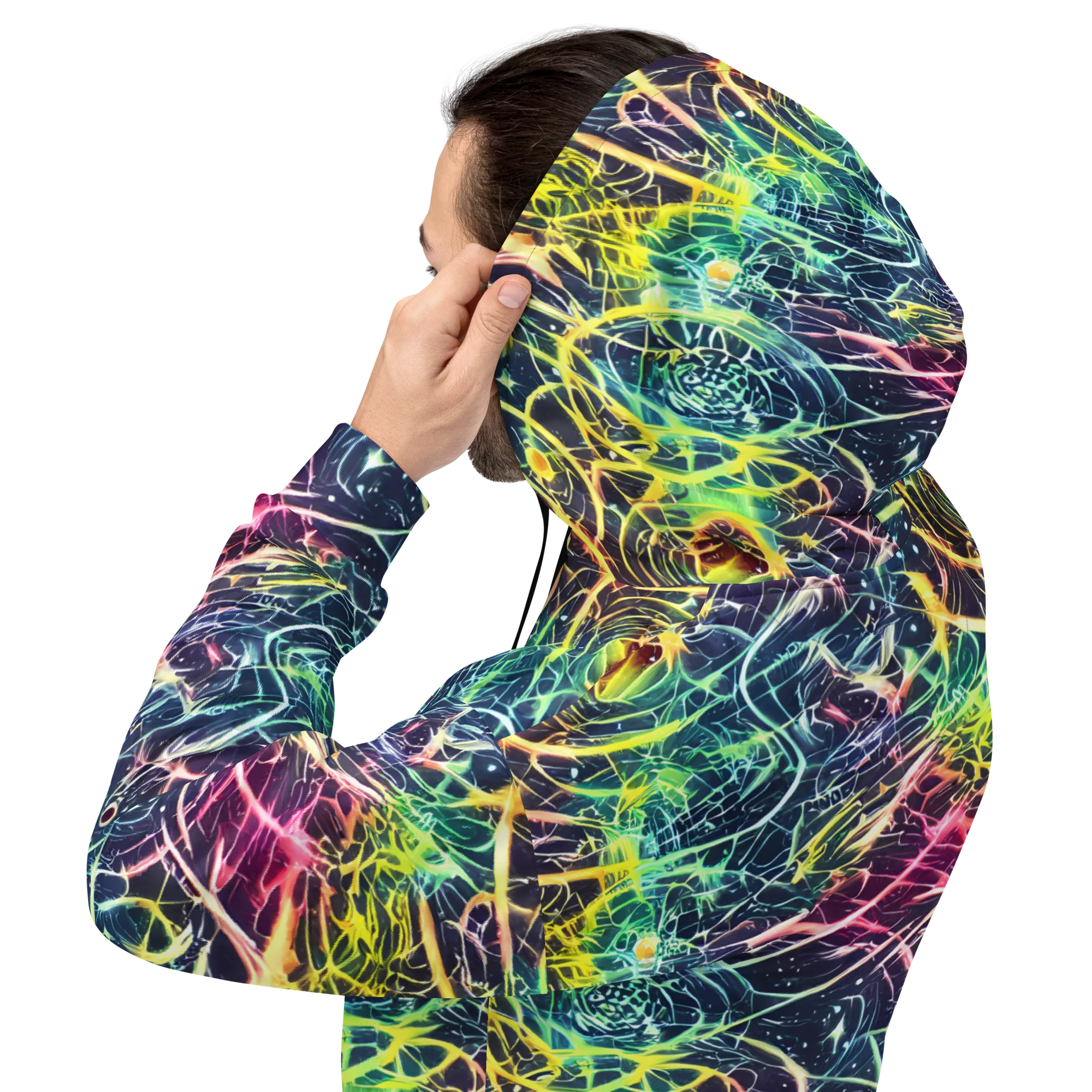 Prism Nerve on Hoodie — Back