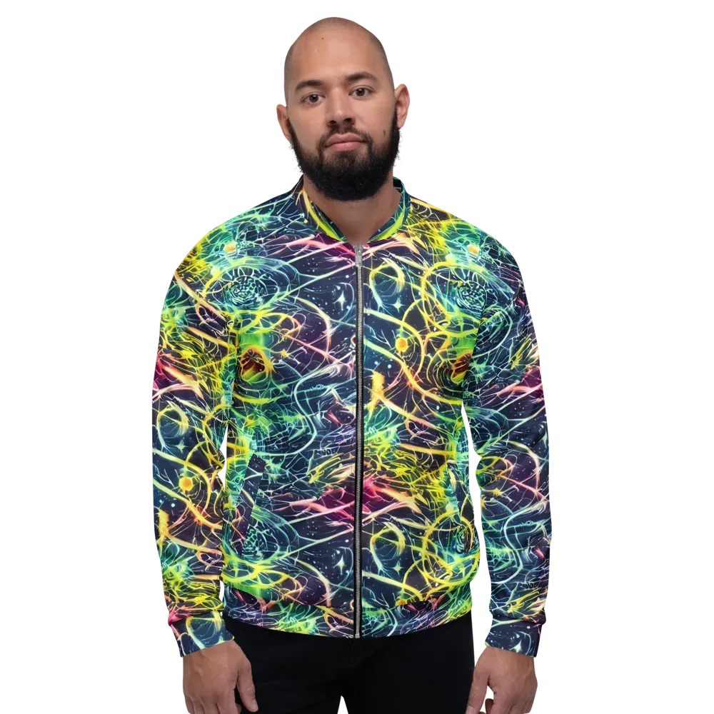 Prism Nerve on Bomber Jacket — Front
