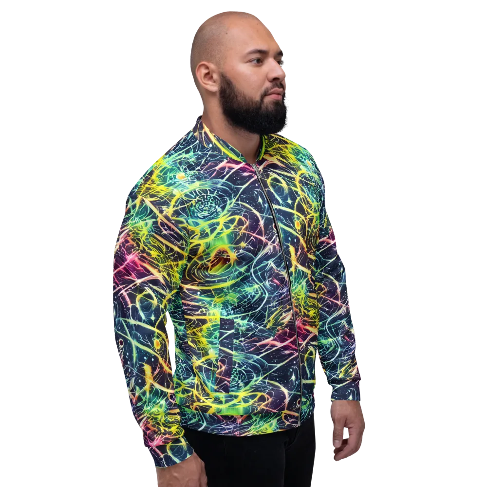 Prism Nerve on Bomber Jacket — Right