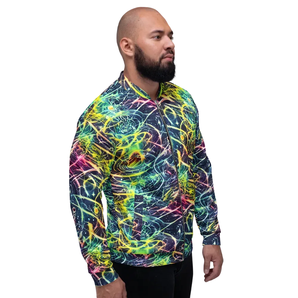 Prism Nerve on Bomber Jacket — Right