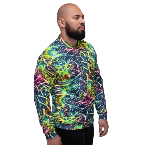 Prism Nerve on a Bomber Jacket