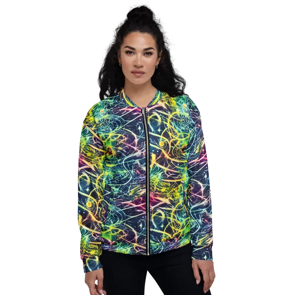 Prism Nerve on Bomber Jacket — Front