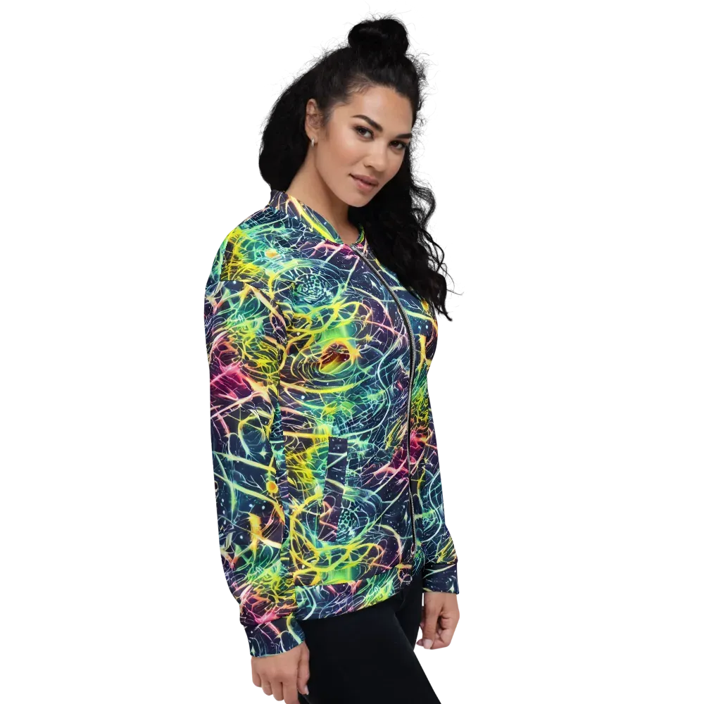 Prism Nerve on Bomber Jacket — Right