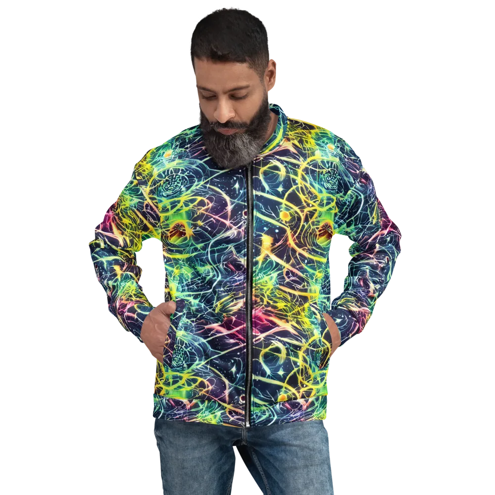 Prism Nerve on Bomber Jacket — Front
