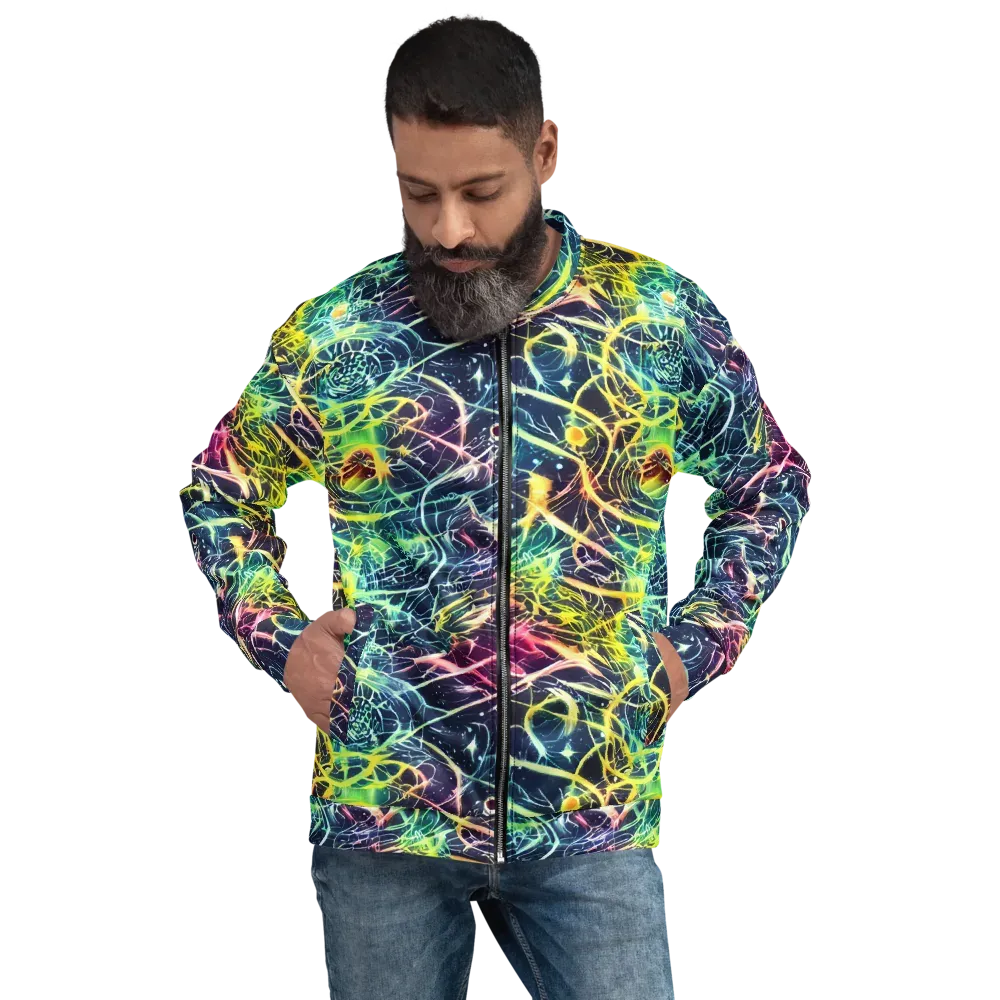 Prism Nerve on Bomber Jacket — Front