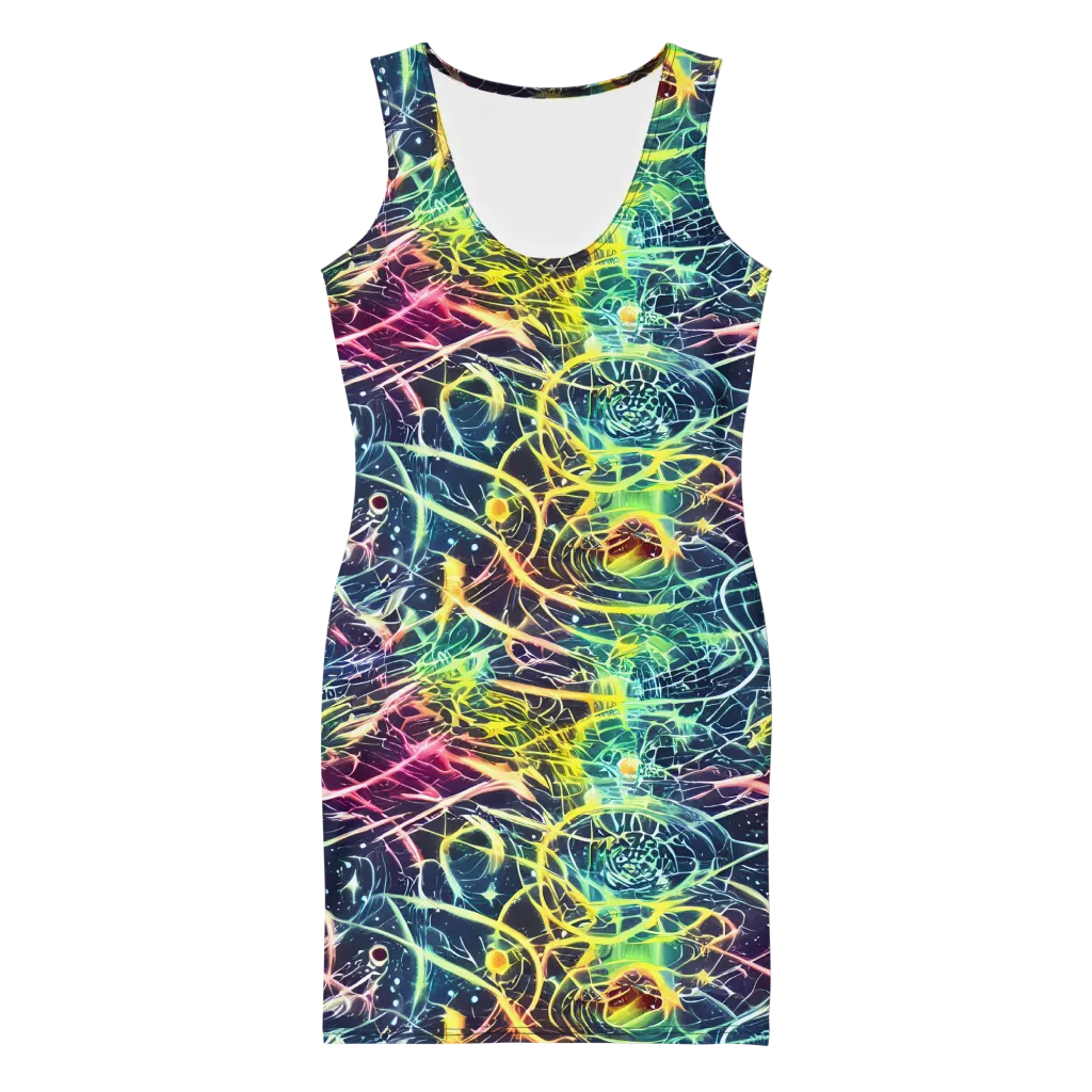 Prism Nerve on Bodycon Dress — Front