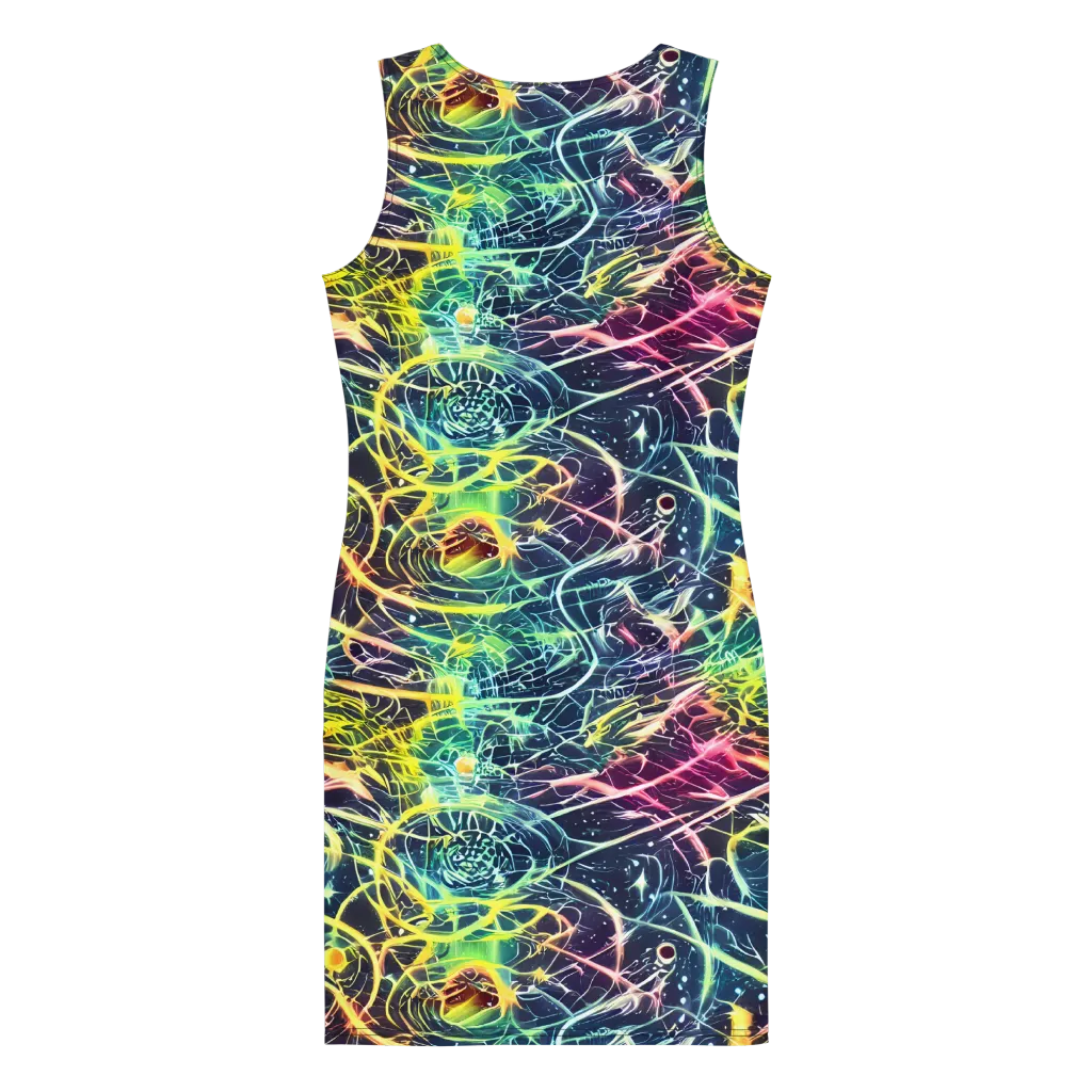 Prism Nerve on Bodycon Dress — Back
