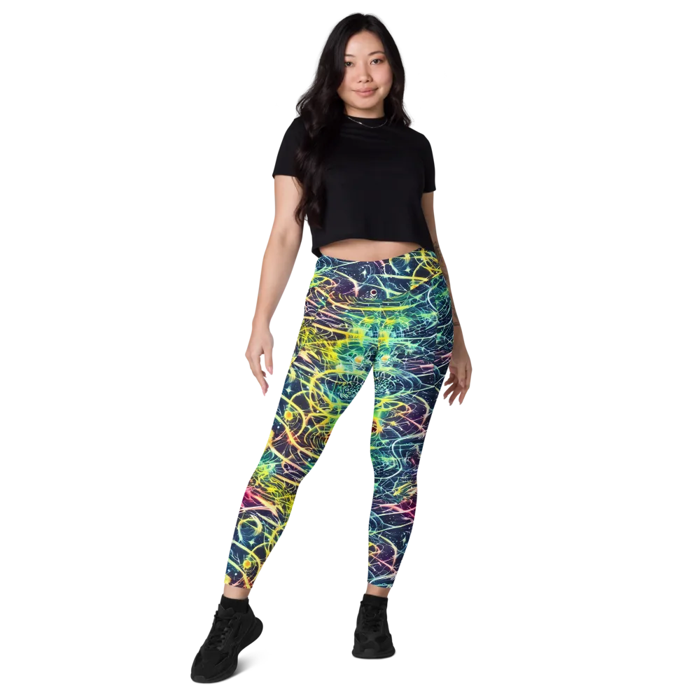 Prism Nerve on Leggings with Pockets — Front