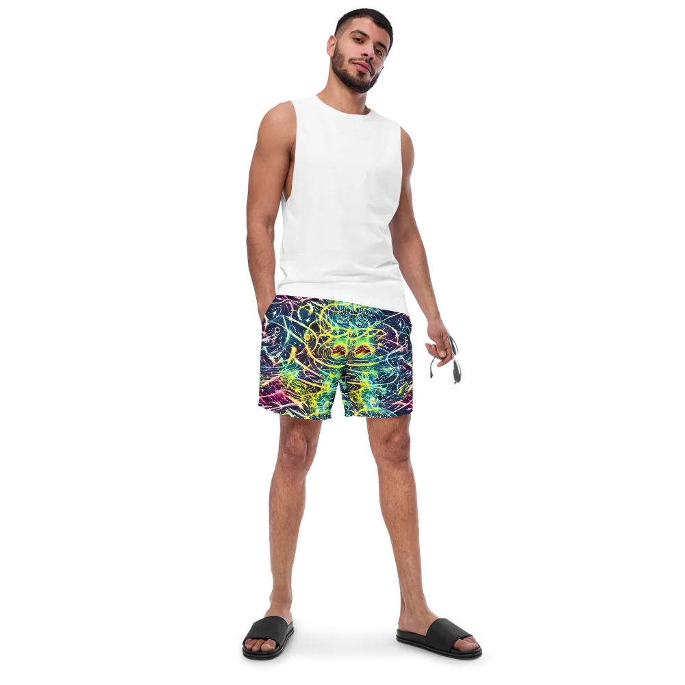 Prism Nerve on Swim Trunks — Front