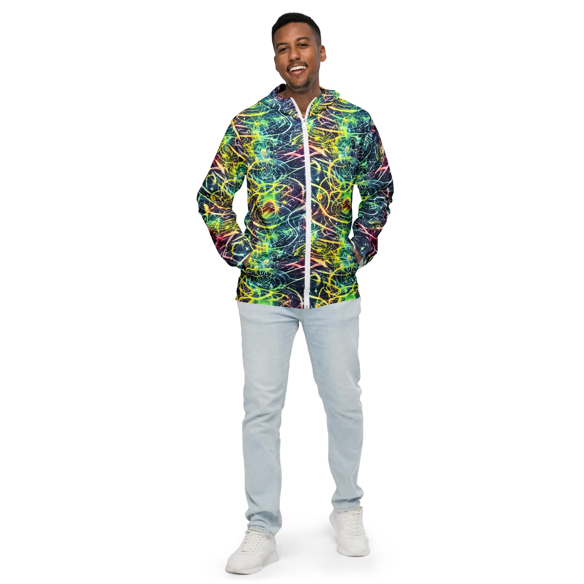 Prism Nerve on Men's Windbreaker — Front